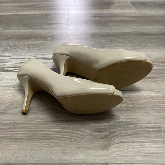 LeChateau Patent Peep Toe Pumps - Picture 7 of 8